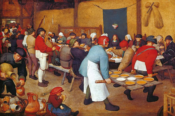 Pieter. Bruegel. the. Elder: Peasant. Wedding. Feast,. c. 1567